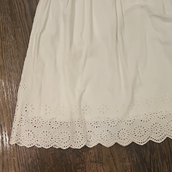 J. Crew Cream Eyelet Detail Top - Picture 3 of 6